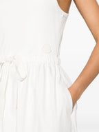 Kleider Maxikleid Moncler Weiß Femme
