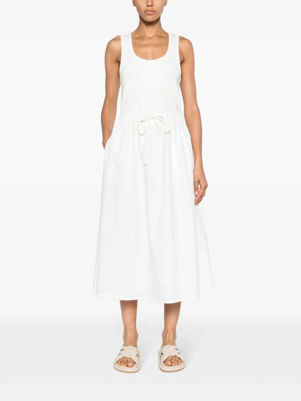 Abiti Abito Lungo Moncler Bianco Femme