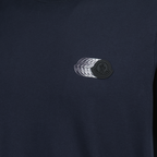 티셔츠 페이드 로고 프린트 티셔츠 Moncler 진한 파란색 Homme