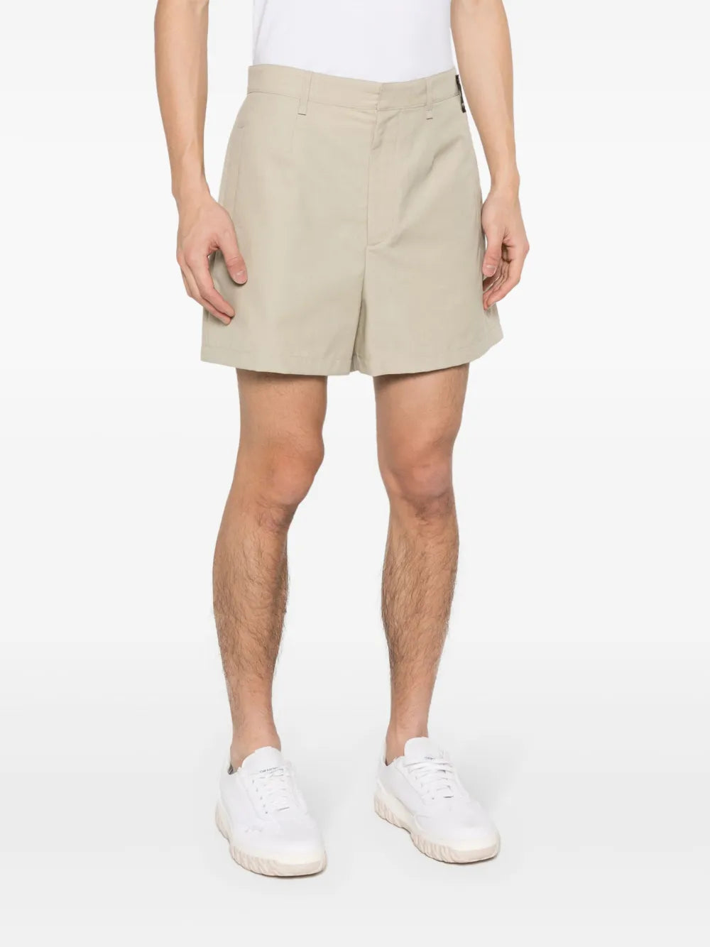 Shorts Short en laine Fendi Beige Homme