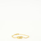 Bijoux フェンディ O'Clock ゴールド ブレスレット クリスタル付き Fendi Doré Femme
