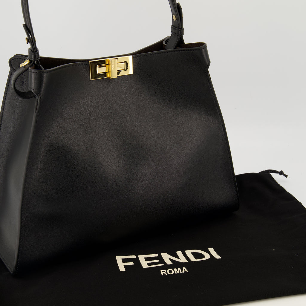 Imagem da bolsa Fendi Way média em couro preto da marca Fendi para Mulher - Época Primavera-Verão 2026 - Vista Detalhada_2