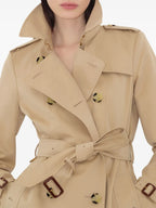 Mäntel Chelsea Langer Trenchcoat Burberry Beige Femme