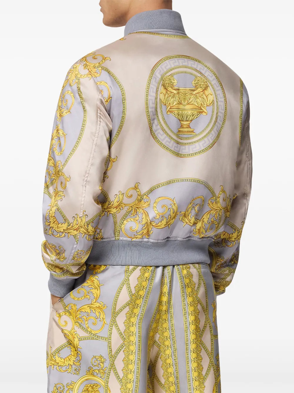 Jackets Bomber La Coupe des Dieux Versace Blue Homme