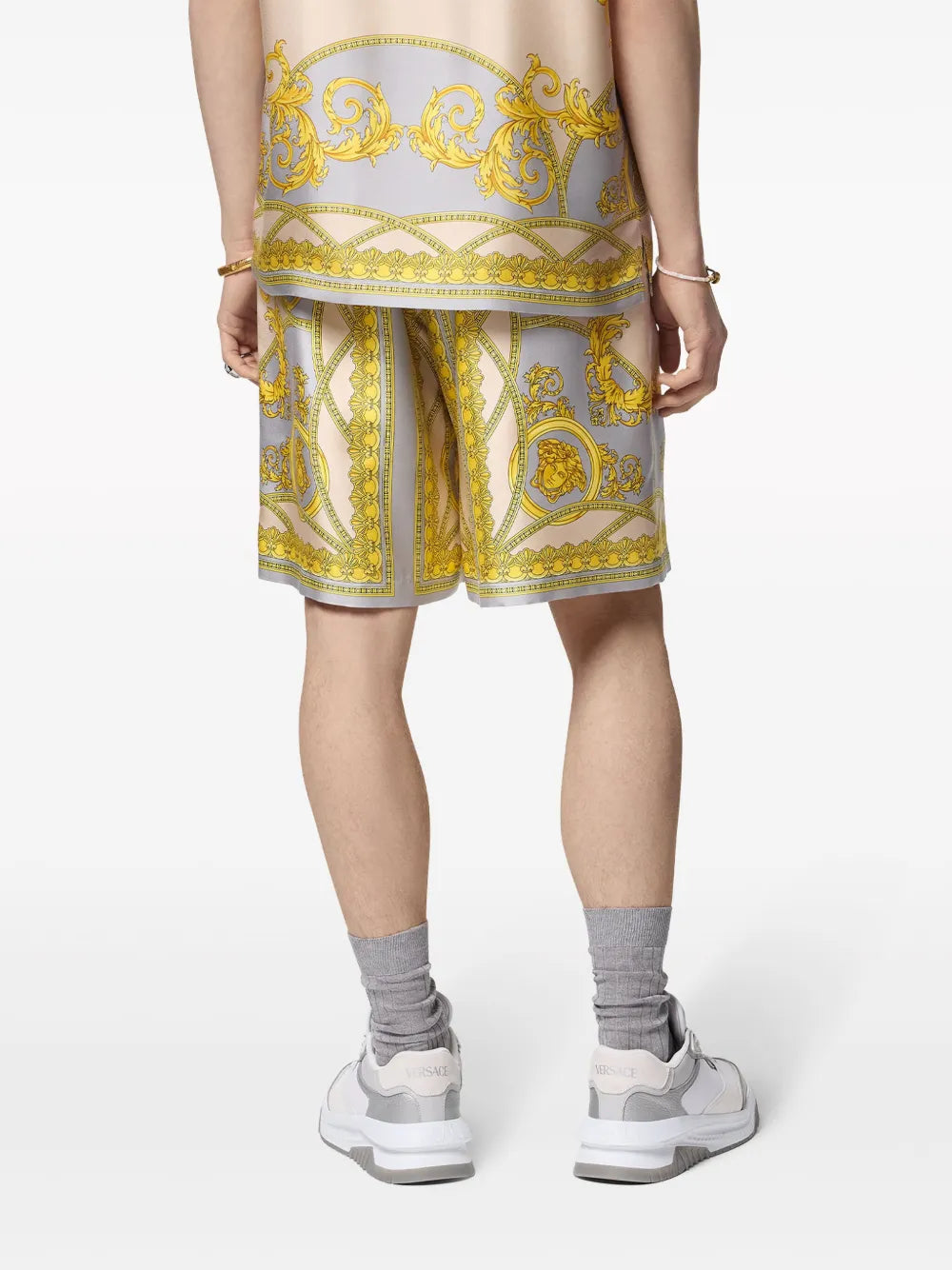 Shorts Short La Coupe des Dieux Versace Giallo Homme