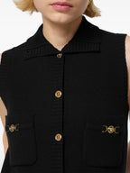 Vestidos Vestido de Cachemira Versace Preto Femme