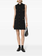 Vestidos Vestido de Cachemira Versace Preto Femme