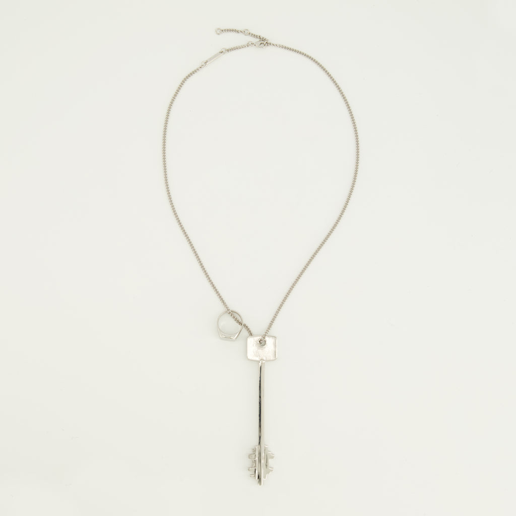 Bijoux Collier argenté Rabanne Argenté Femme