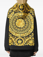 Felpe Hoodie Barocco Versace Giallo Femme