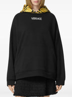 Felpe Hoodie Barocco Versace Giallo Femme