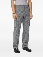Pantalones Pantalones Barocco Versace Gris Homme
