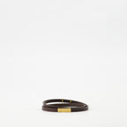 Bijoux Bracelet Cassandre Saint Laurent Marron Femme