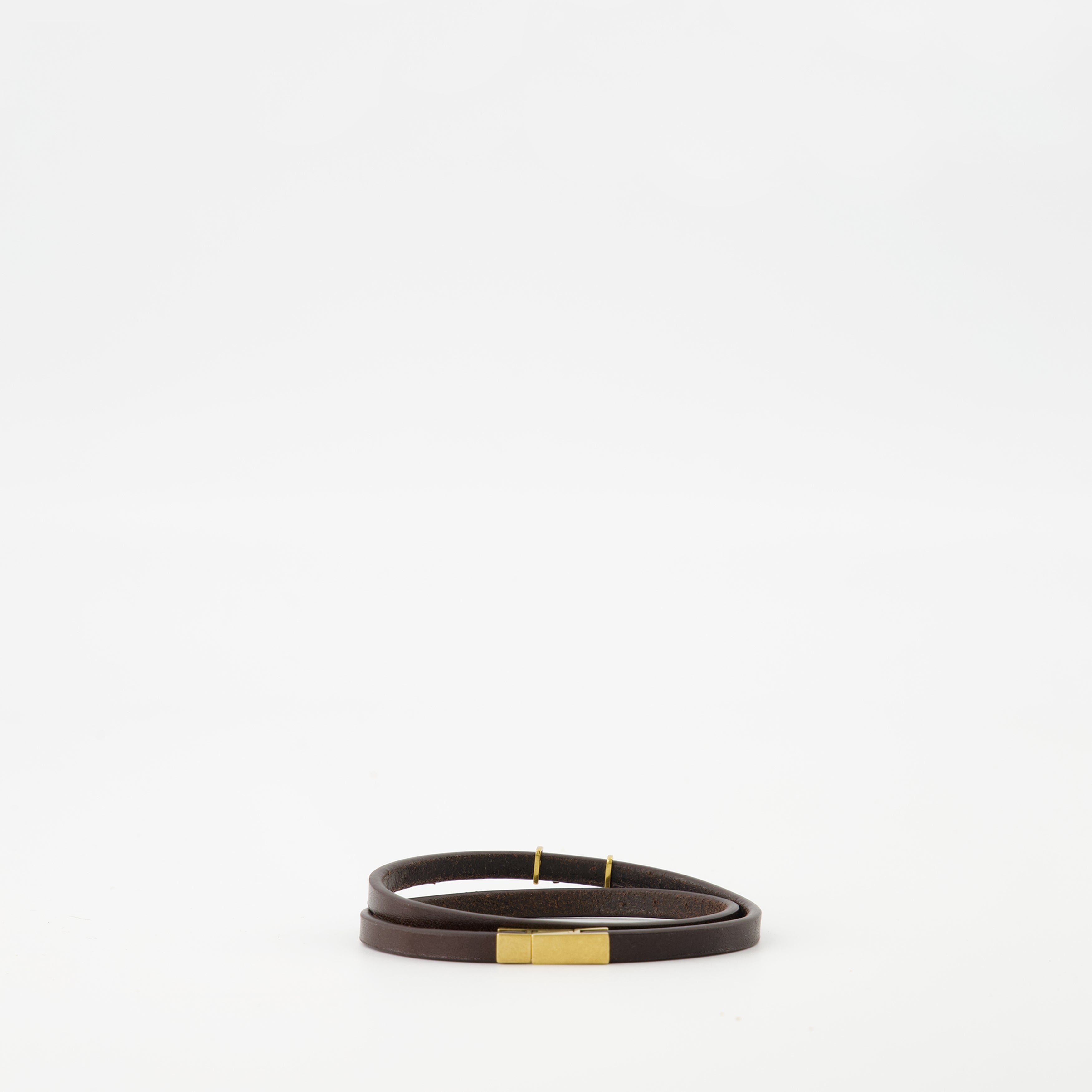 Bijoux Bracelet Cassandre Saint Laurent Marron Femme