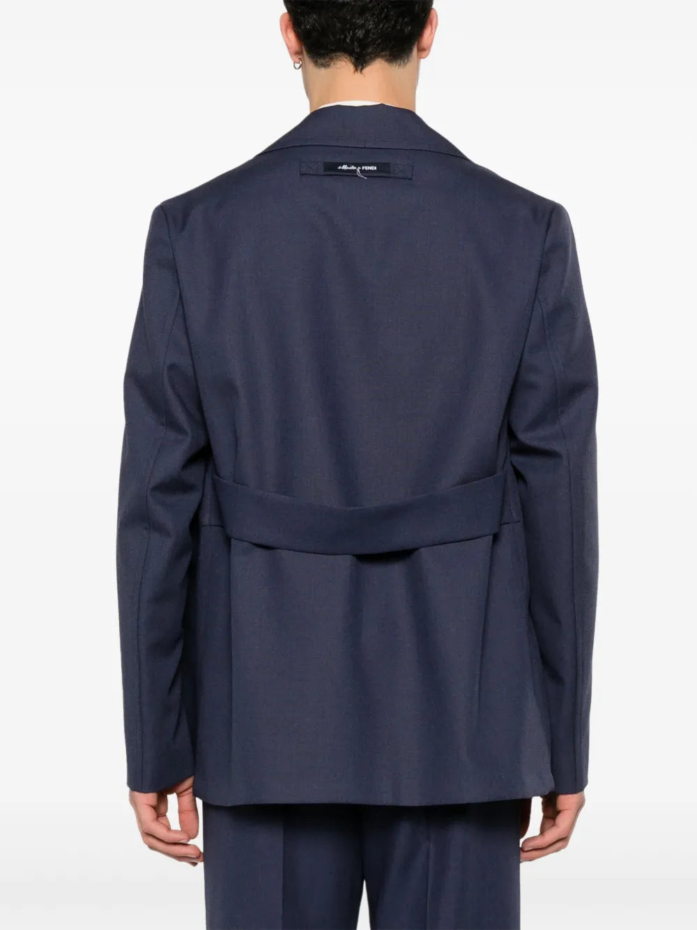 Jackets Wool Jacket Fendi Dark blue Homme