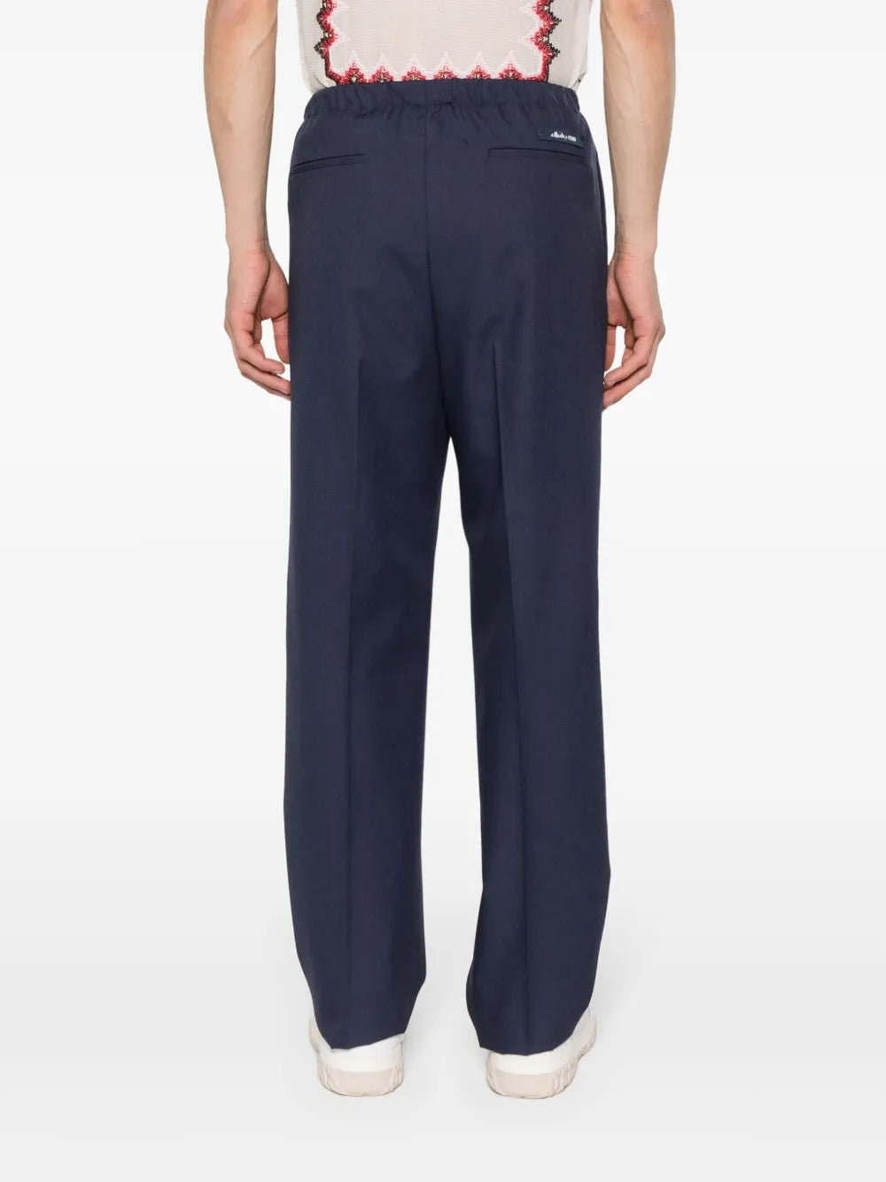 Pantalons Pantalon à pinces Fendi Bleu foncé Homme