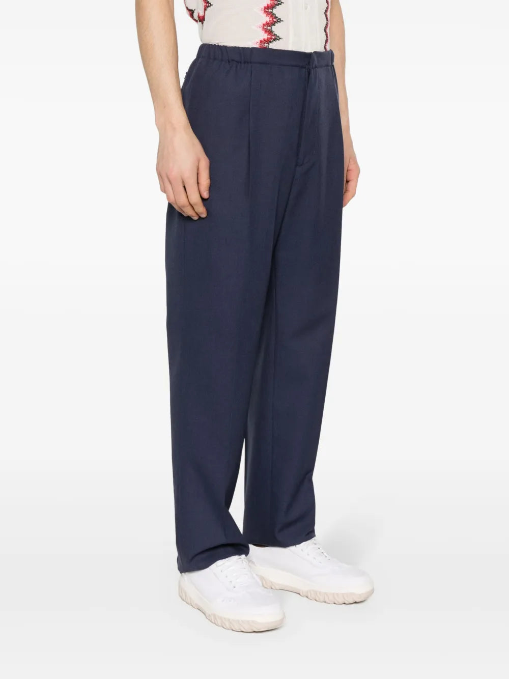 Pantalons Pantalon à pinces Fendi Bleu foncé Homme