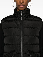 Vestes Veste bi-matière matelassé Moncler Noir Femme