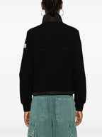Vestes Veste bi-matière matelassé Moncler Noir Femme