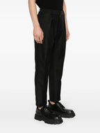 Pantalones Pantalones con Pliegues Fendi Negro Homme