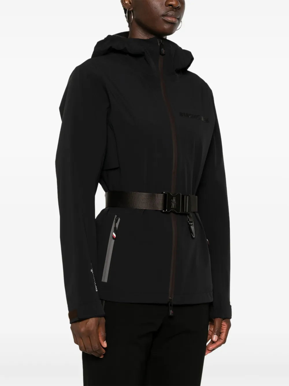 Manteaux Veste imperméable Fex Moncler Grenoble Noir Femme