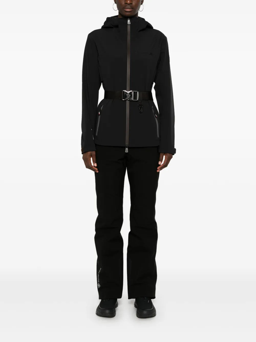Manteaux Veste imperméable Fex Moncler Grenoble Noir Femme