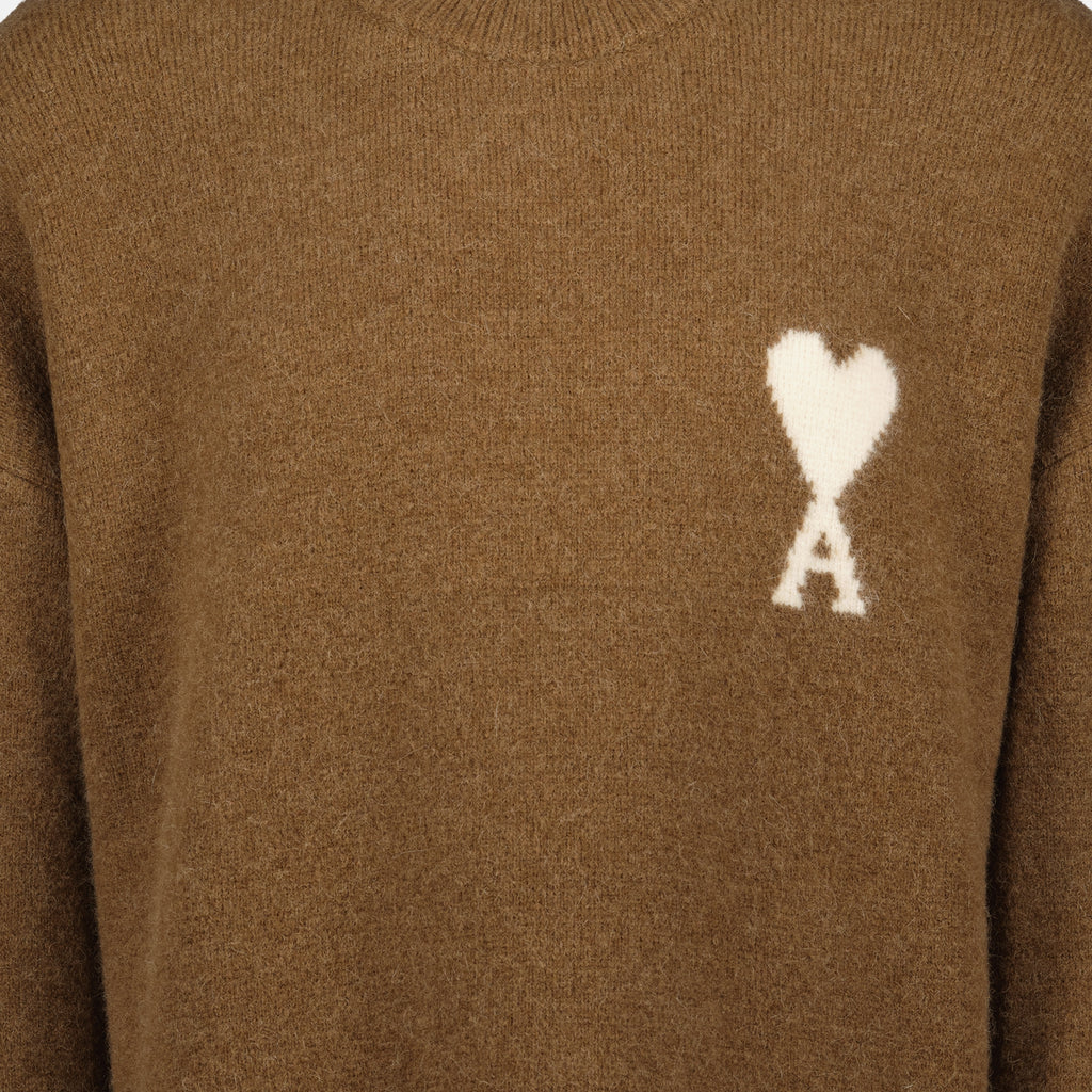 Image de l'article Pull Ami de coeur de la marque Ami PARIS pour Unisex - Saison Automne-Hiver 2025 - Vue détaillée_3