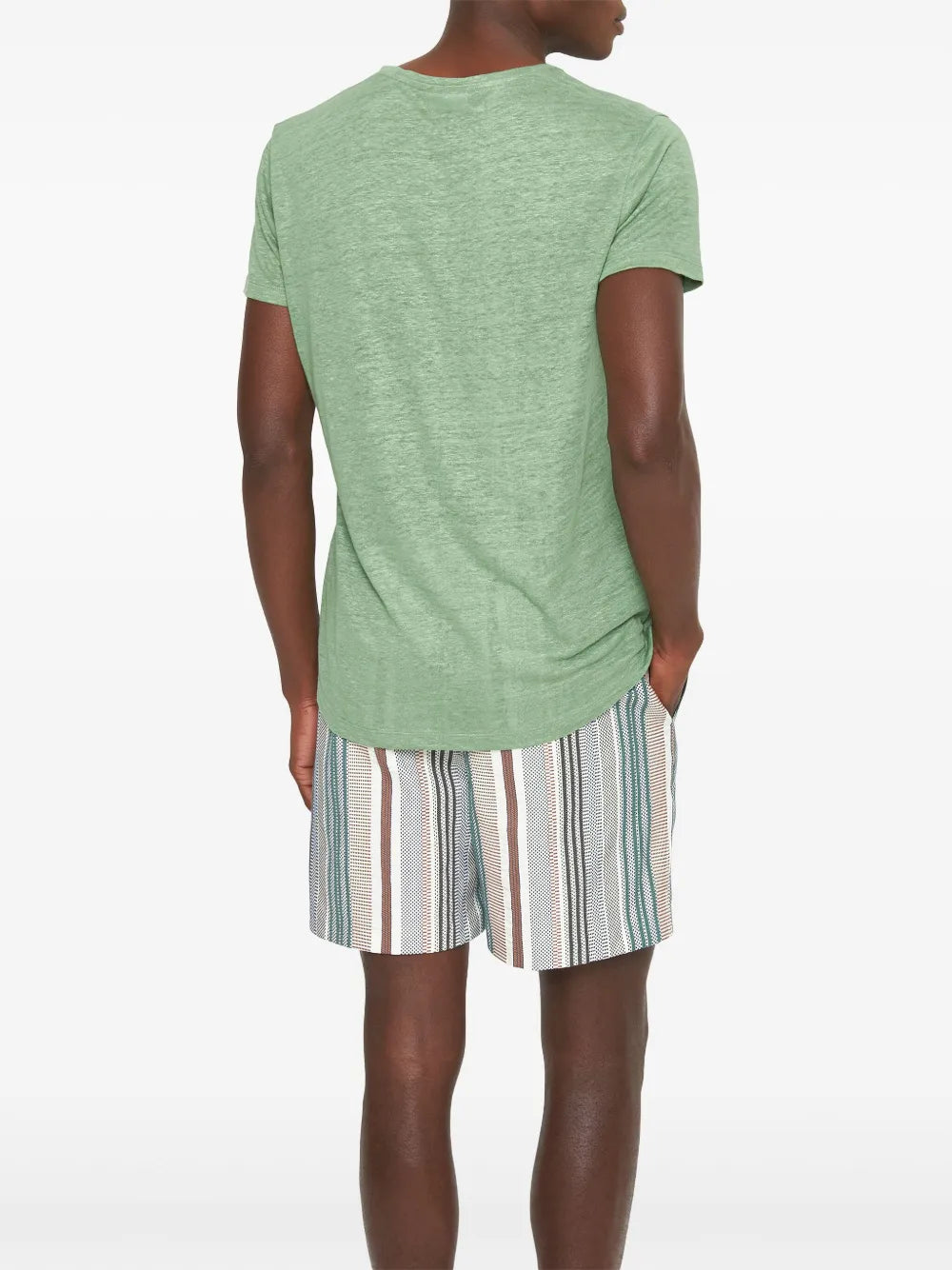 T-shirts T-shirt OB-T en lin Orlebar Brown Vert Homme