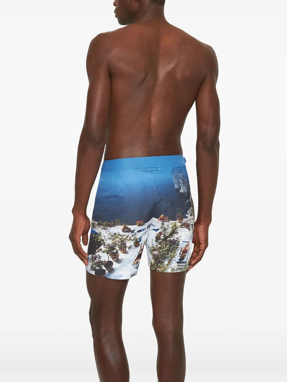 Beachwear Short de bain Bulldog photographic Orlebar Brown Bleu Homme
