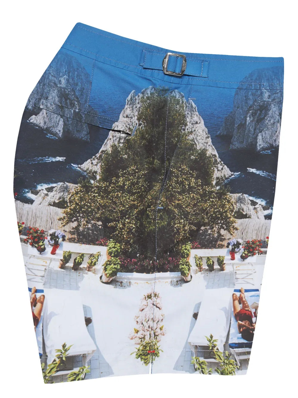 Beachwear Short de bain Bulldog photographic Orlebar Brown Bleu Homme