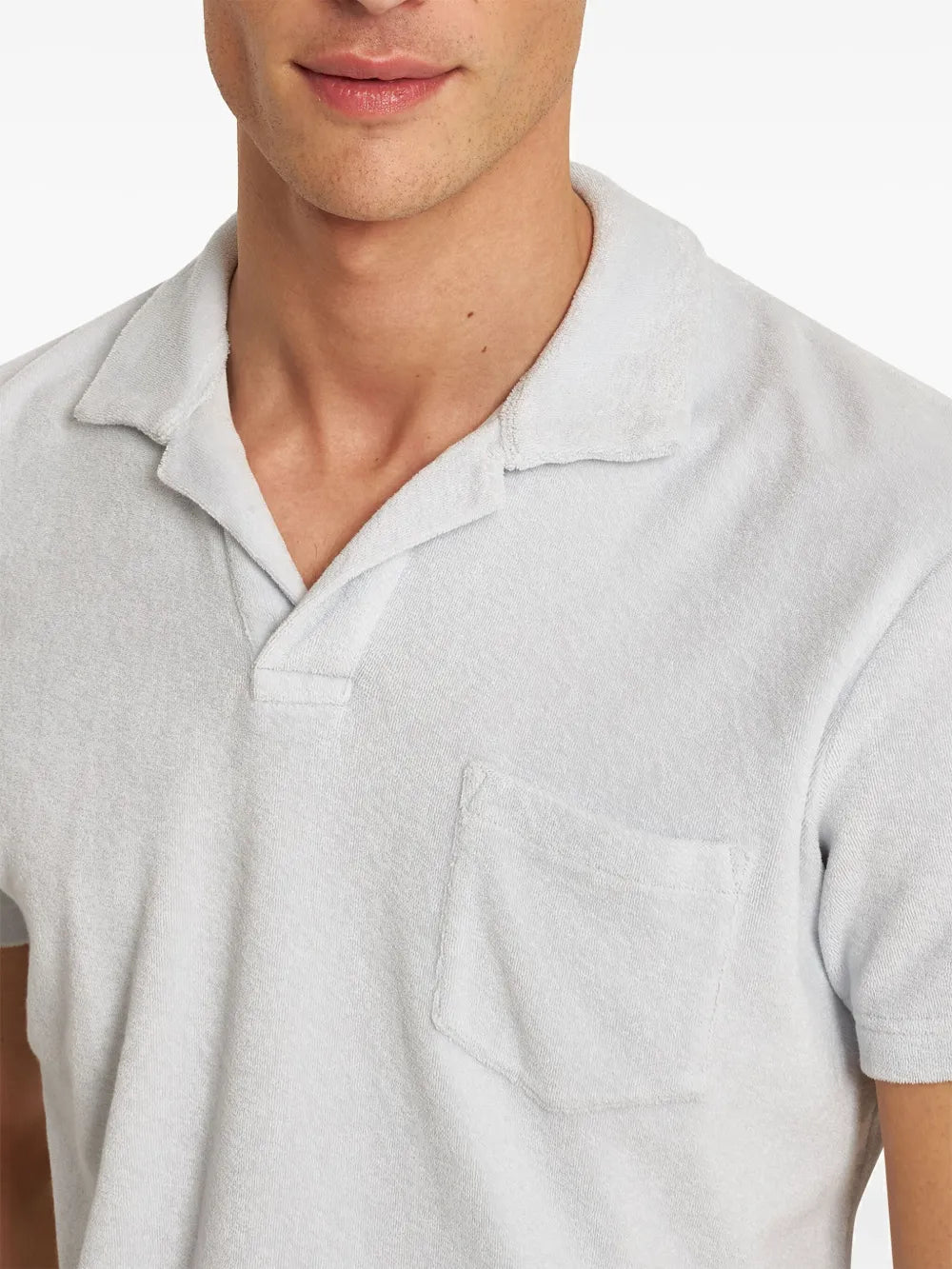 Polos Polo Terry Orlebar Brown Bleu Homme