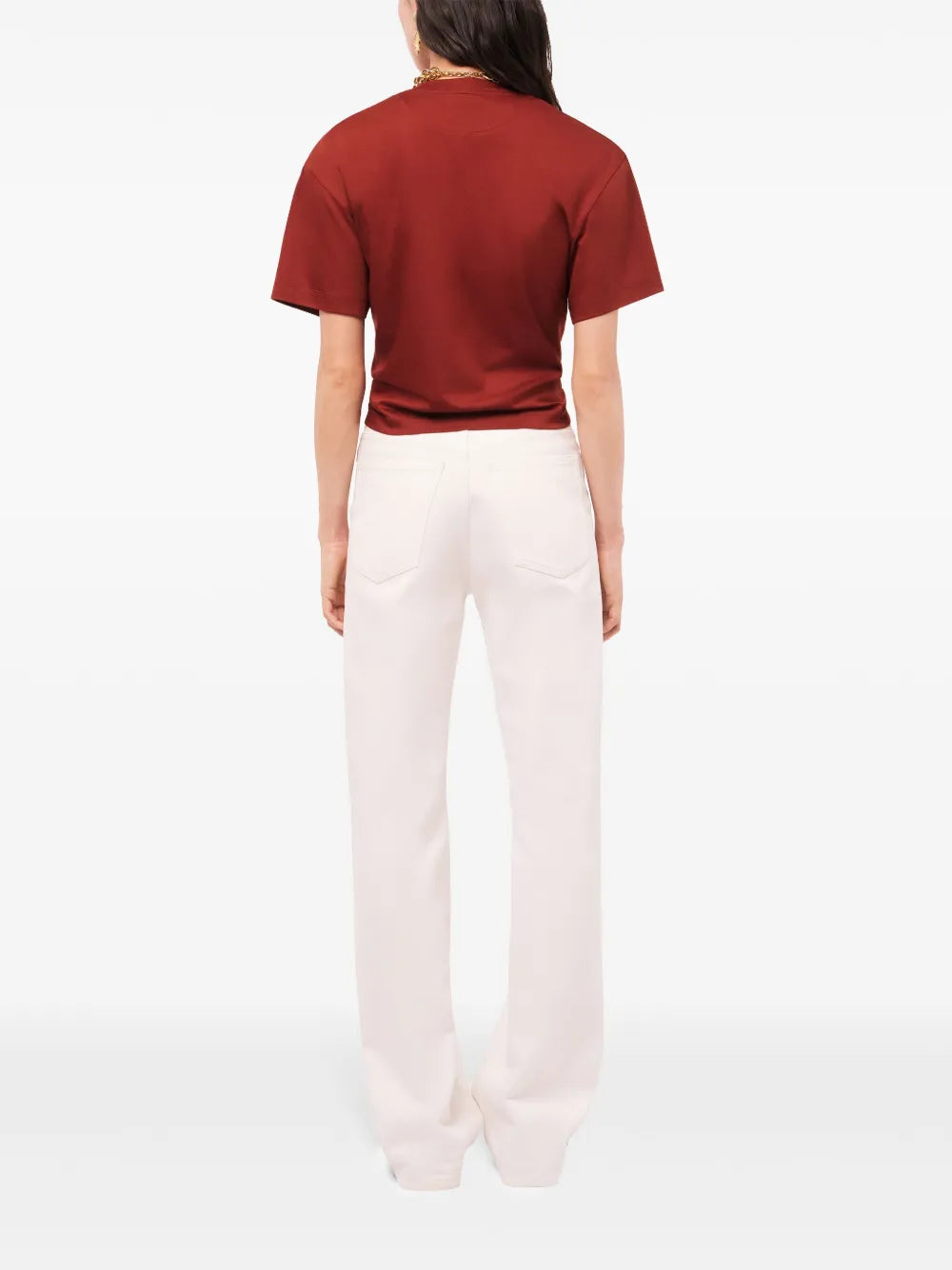 Pantalons Jean signature 1969 Rabanne Blanc Femme