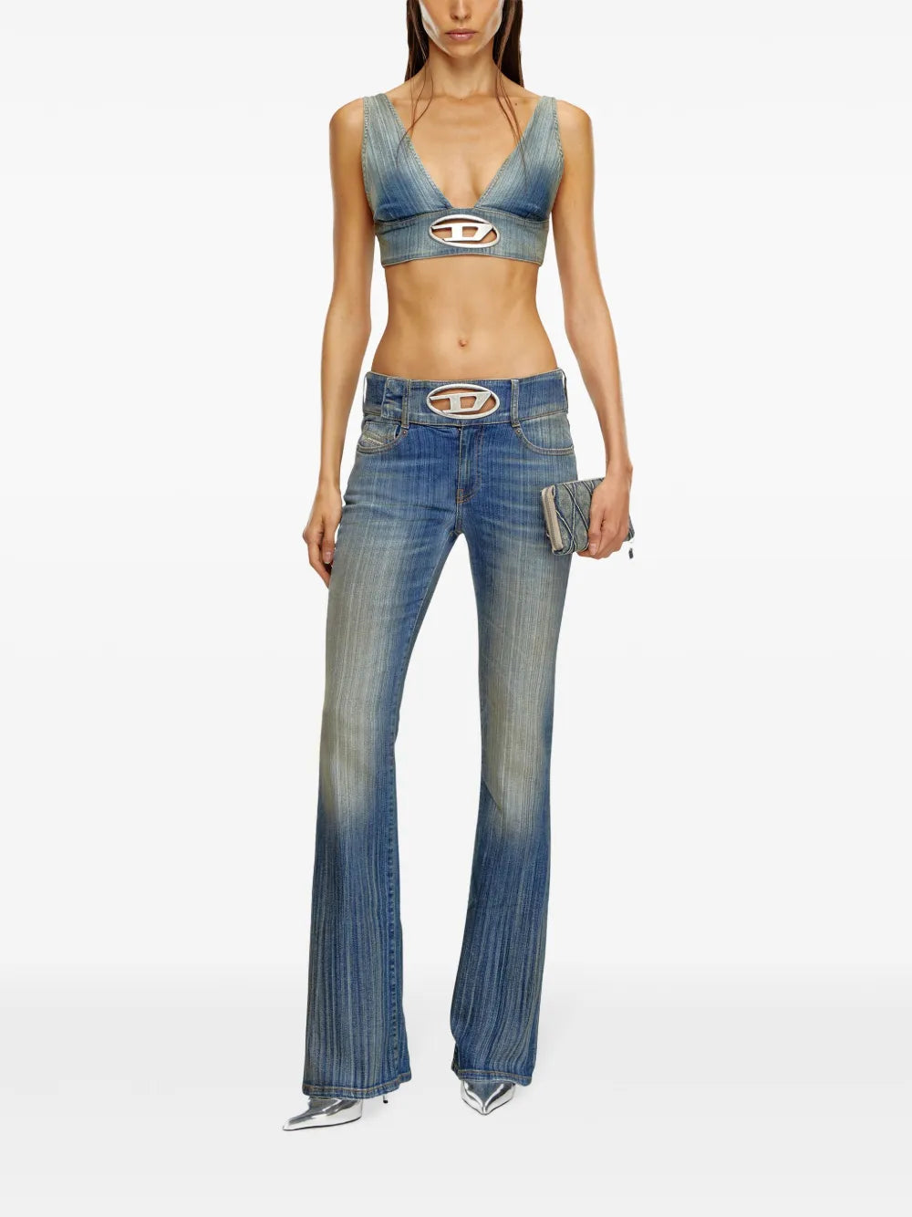 Pantalons Jean D-Propol-S Diesel Bleu Femme