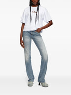 T-shirts T-shirt crop T-Buxt Diesel Blanc Femme