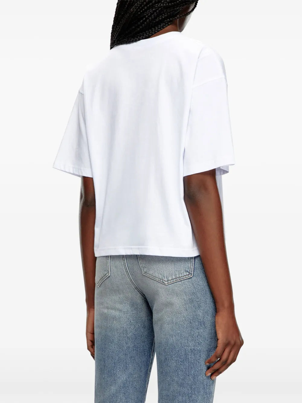 T-shirts T-shirt crop T-Buxt Diesel Blanc Femme