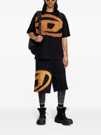 Tシャツ T-Shirt T-Boxt-Bleach Diesel 黒 Homme