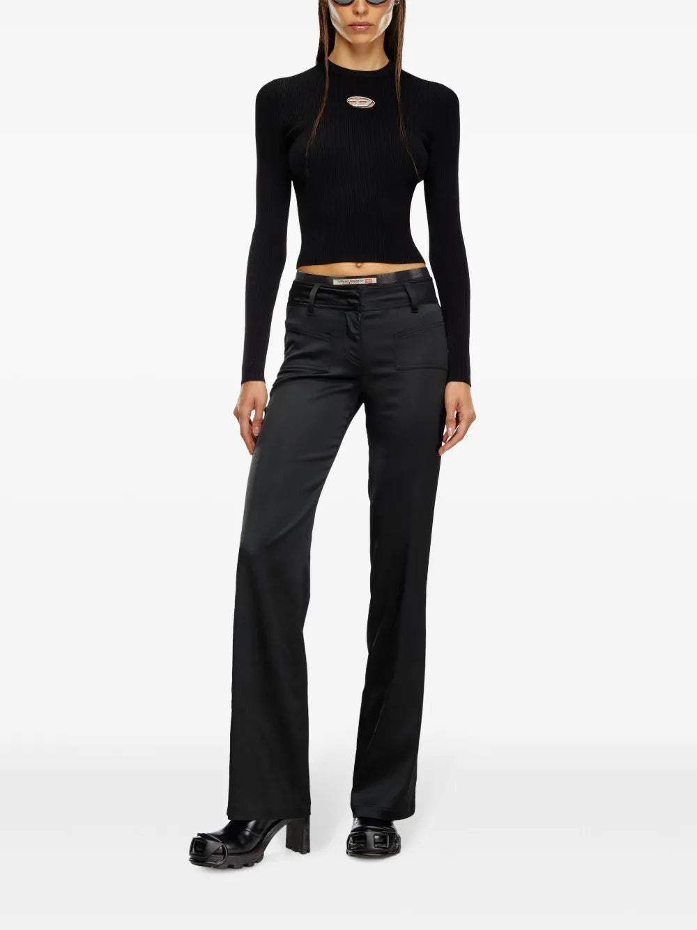 Maille Tricot M-Valari Diesel Noir Femme