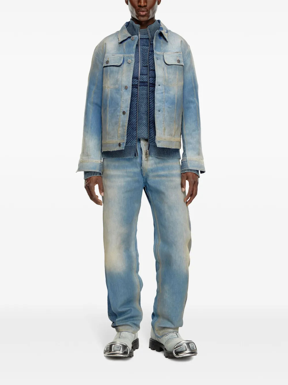 Chaquetas Chaqueta de Denim D-Barcy-S3 Diesel Azul Homme