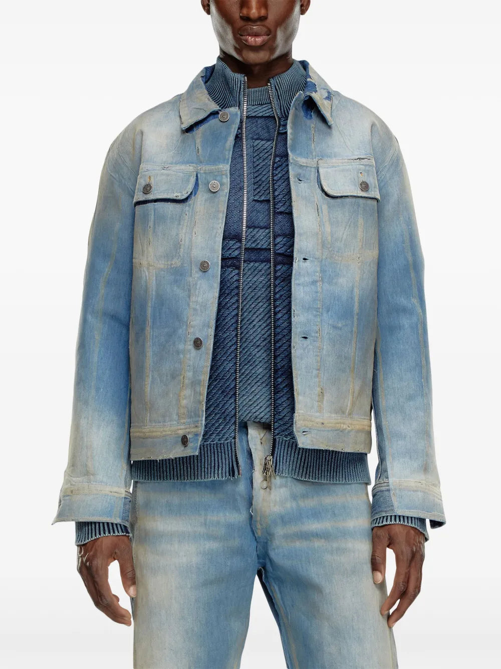 Chaquetas Chaqueta de Denim D-Barcy-S3 Diesel Azul Homme