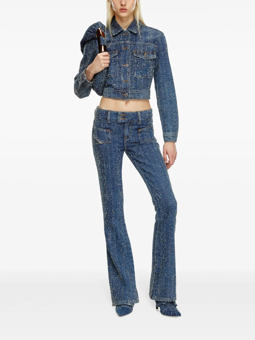 Chaquetas Chaqueta de Denim De-Atel-S Diesel Azul Femme