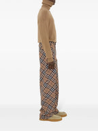 Pants Checked Pants Burberry Beige Homme