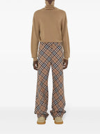 Pants Checked Pants Burberry Beige Homme