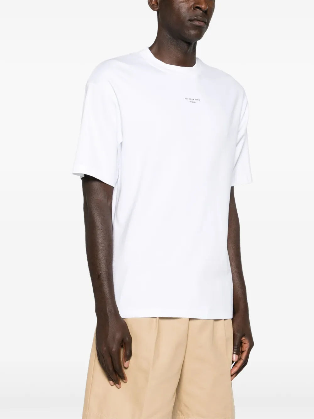 T-shirts T-shirt Slogan Classique blanc Drole De Monsieur Blanc Homme