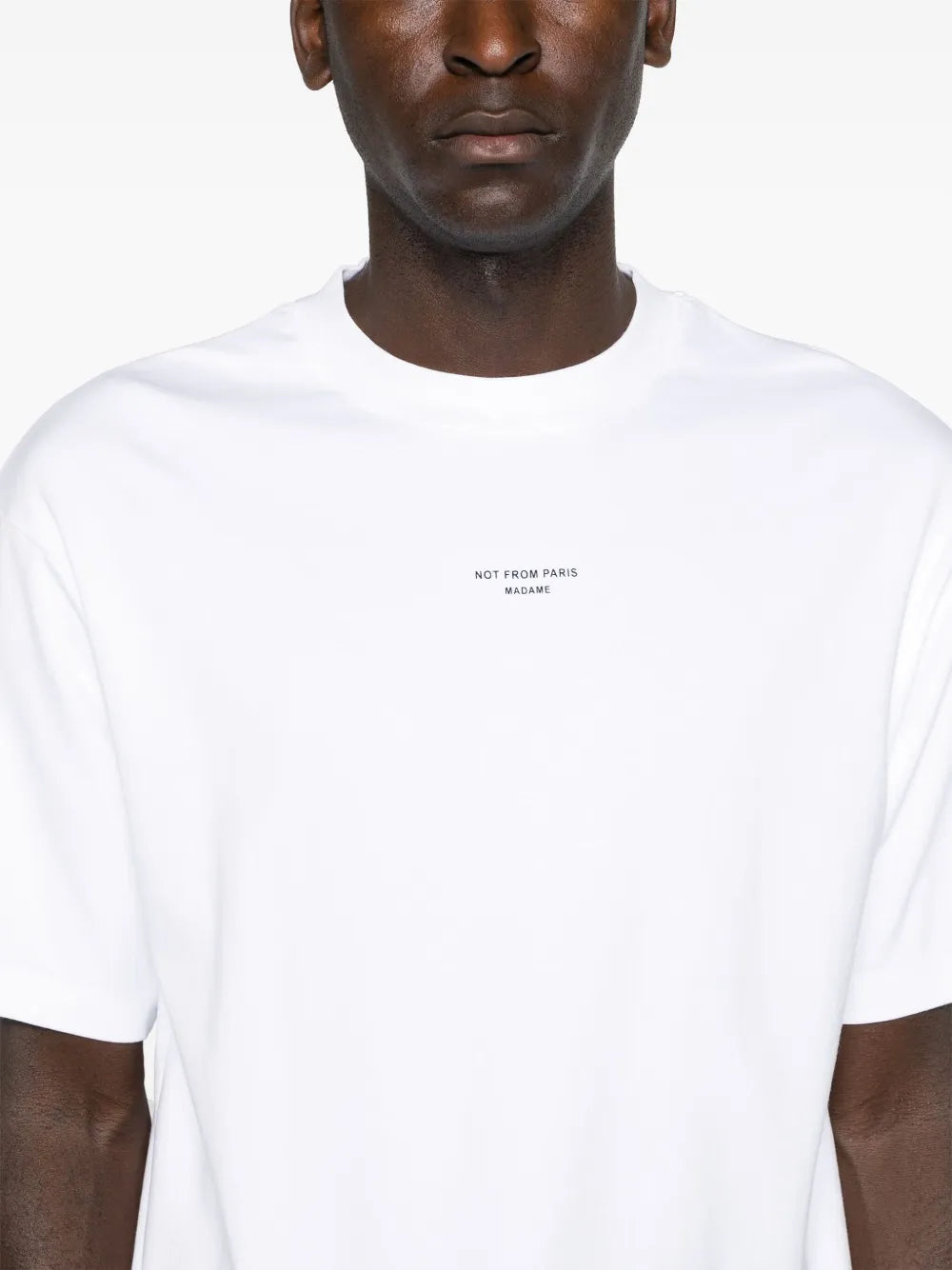 T-shirts T-shirt Slogan Classique blanc Drole De Monsieur Blanc Homme