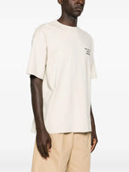 Camisetas T-Shirt Slogan Bege Drole De Monsieur Bege Homens