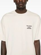 Camisetas T-Shirt Slogan Bege Drole De Monsieur Bege Homens