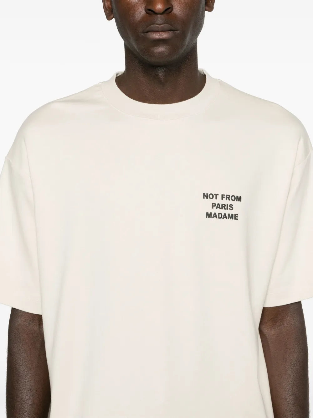Camisetas T-Shirt Slogan Bege Drole De Monsieur Bege Homens