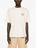 Camisetas T-Shirt Slogan Bege Drole De Monsieur Bege Homens