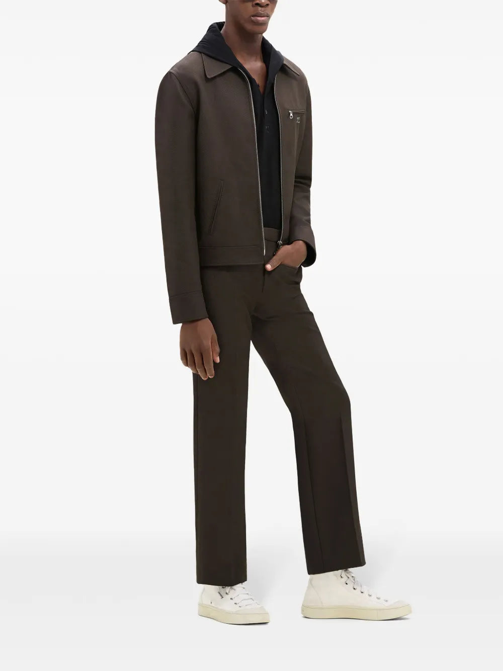 Giacche Giacca Retro Signature Courrèges Marrone Uomini