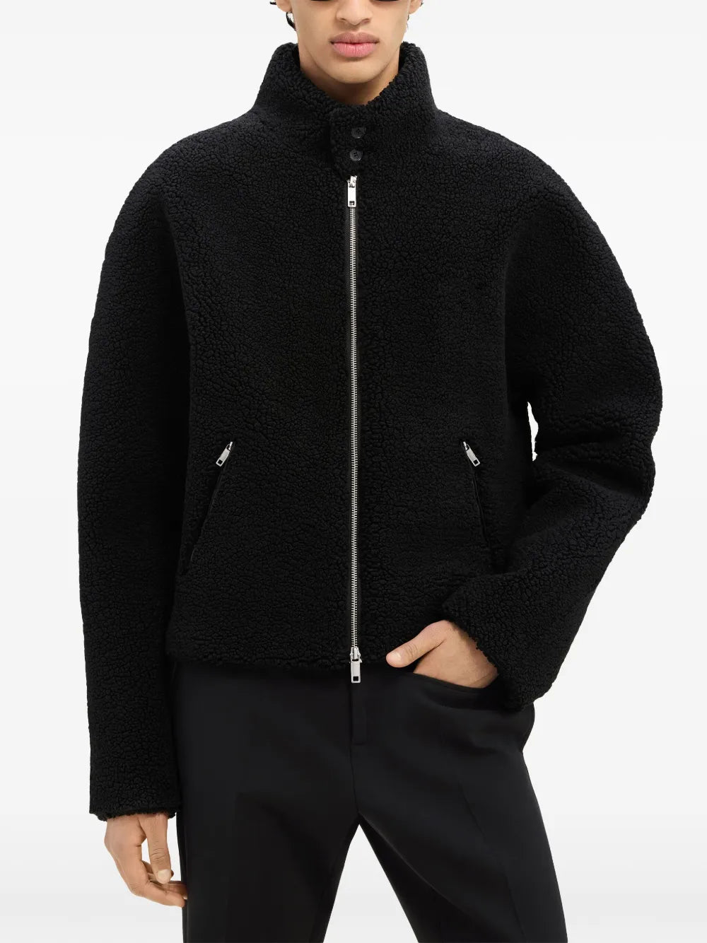Vestes Bomber en molleton Courrèges Noir Homme