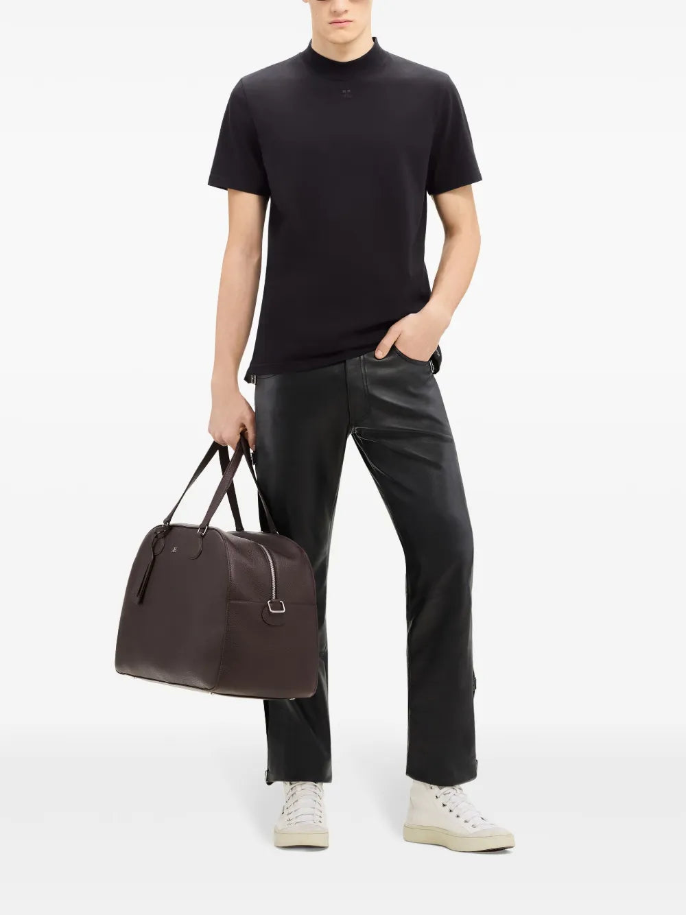 T-shirts T-shirt Volcano Courrèges Noir Homme